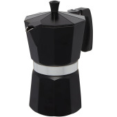Kone 600 ml mokka koffiezetapparaat - Zwart/Zilver