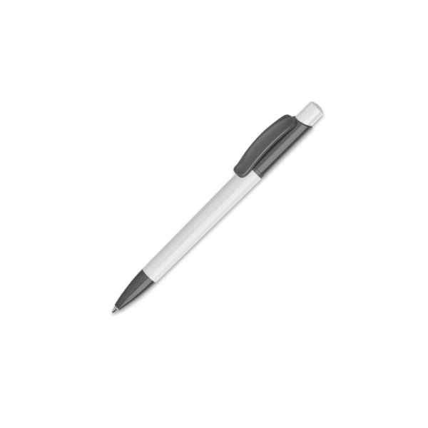 Ball pen Kamal hardcolour - White / Grey