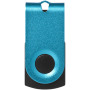 Mini USB stick - Aqua/Zwart - 1GB