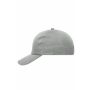 MB091 6 Panel Cap Heavy Cotton - light-grey - one size