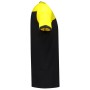 T-shirt Bicolor Naden 102006 Black-Yellow 4XL