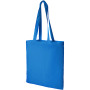 Madras 140 g/m² cotton tote bag 7L - Process blue