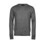 Men's Crew Neck Sweater - Grey Melange - S
