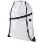 Oriole zippered drawstring backpack 5L - White