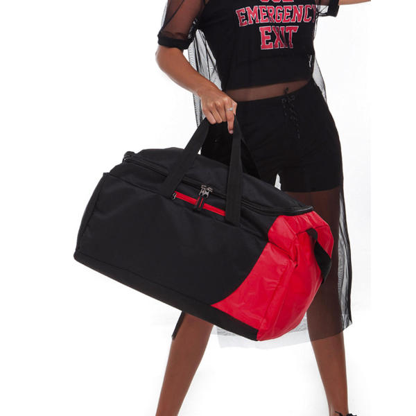 Naxos Sports Kit Bag - Black/Red