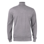 Kennewick turtleneck heren grijs mél s