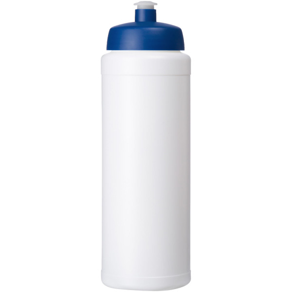 Baseline® Plus grip 750 ml sportfles met sportdeksel - Wit/Blauw