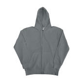 Hooded Full Zip Men - Grey - L
