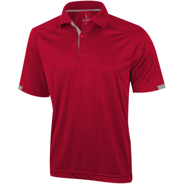 Kiso short sleeve men's cool fit polo - Red - XS