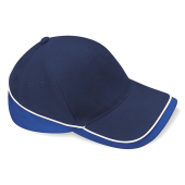 Teamwear Competition Cap - French Navy/Bright Royal/White - One Size