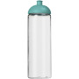 H2O Active® Vibe 850 ml sportfles met koepeldeksel - Transparant/Aqua blauw