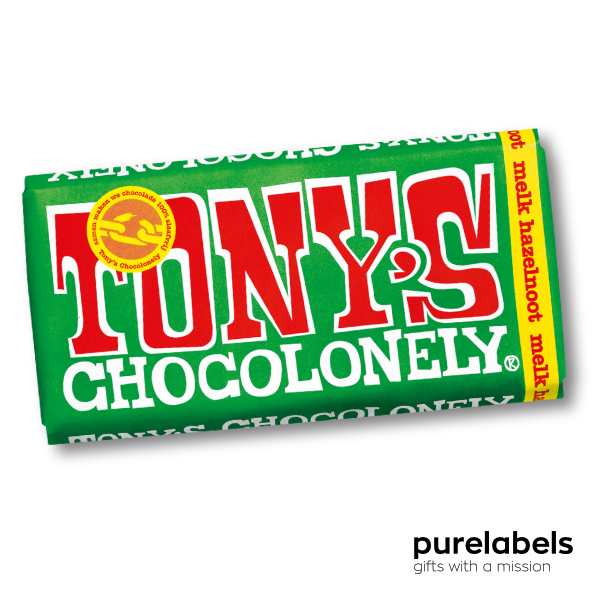Tony's chocolonely melk hazelnoot