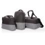 Duo colour RPET 15.6" RFID laptop bag PVC free, grey