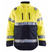 High Vis Geel/Marineblauw