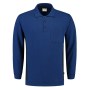 Polosweater Bicolor Borstzak 302001 Royalblue-Navy 4XL