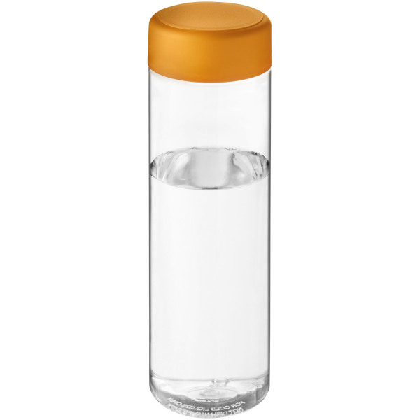 H2O Active® Vibe 850 ml screw cap water bottle - Transparent/Orange