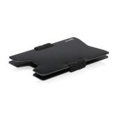 Aluminium RFID anti-skimming minimalist wallet, black