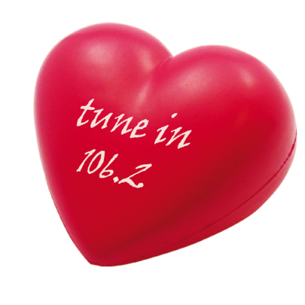 Anti-stress grote liefde hart Rood