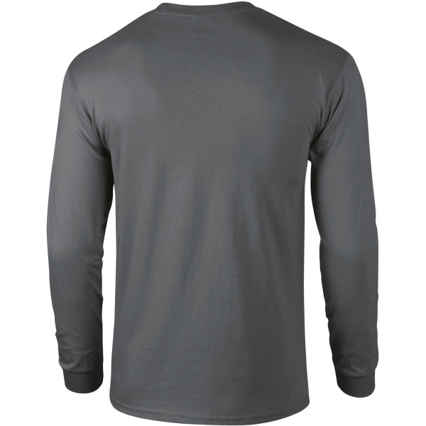 Ultra Cotton™ Classic Fit Adult Long Sleeve T-Shirt Charcoal 3XL