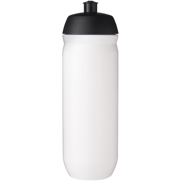 HydroFlex™ 750 ml squeezy sport bottle - Solid black/White