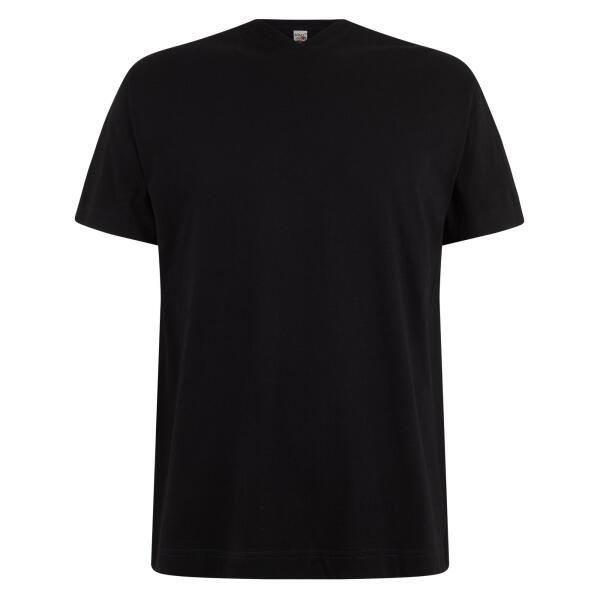 Logostar T-Shirt V-Neck - 18000, Black, 6XL