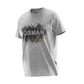 Jobman 5267 T-shirt spike print grijs/zwart xxl