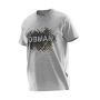 Jobman 5267 T-shirt spike print grijs/zwart xxl