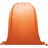 Oriole rugzak met kleurverloop en trekkoordsluting - Oranje