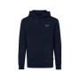 Iqoniq Jasper gerecycled katoen hoodie, donkerblauw (L)