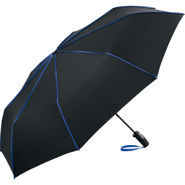 AOC oversize mini umbrella FARE®-Seam black-euroblue