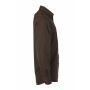 Men's Shirt Longsleeve Poplin - brown - 4XL