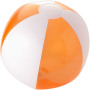 Bondi stevige en transparante strandbal - Transparant oranje/Wit