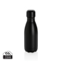 Solid colour vacuum stainless steel bottle 260ml, black
