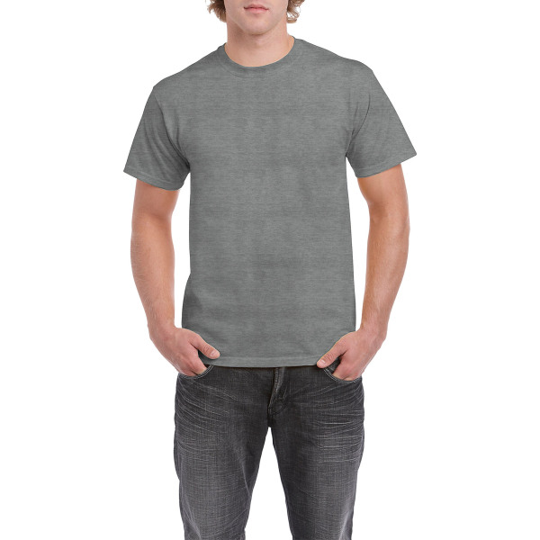 Gildan T-shirt Heavy Cotton for him 424 graphite heather L