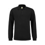 L&S Polosweater for him black L