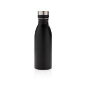 Deluxe RVS water fles, zwart