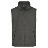 Fleece Vest - dark-grey - 3XL