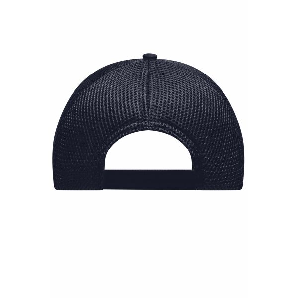MB6216 6 Panel Air Mesh Cap - navy - one size