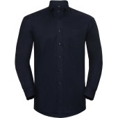 Mens' Long Sleeve Easy Care Oxford Shirt Bright Navy 6XL