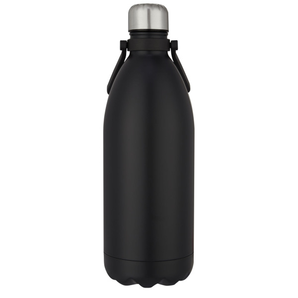 Cove 1.5 L vacuum insulated stainless steel bottle - Solid black