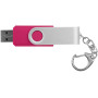 Rotate USB met sleutelhanger - Magenta - 1GB