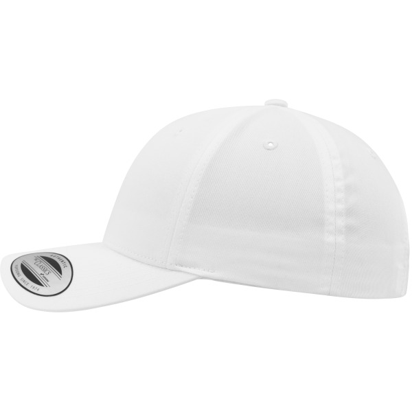 Klassische gebogene Kappe Snapback WHITE One Size