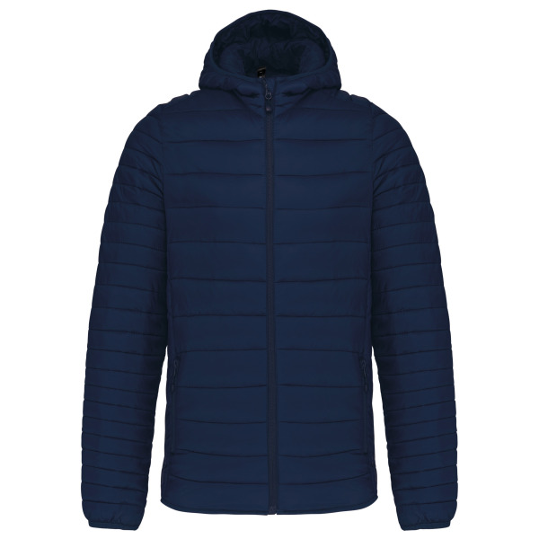 Men's lightweight hooded padded jacket Navy S