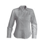 Overhemd in onderhoudsvriendelijk polykatoen-popeline dames Silver XL