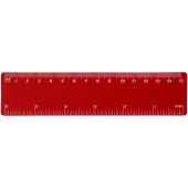 Rothko 15 cm PP liniaal - Rood