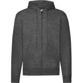 Classic Hooded Sweat Jacket (62-062-0) Dark Heather Grey XXL