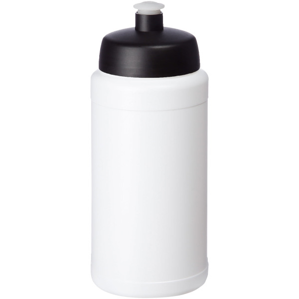 Baseline® Plus 500 ml bottle with sports lid - Solid black/White