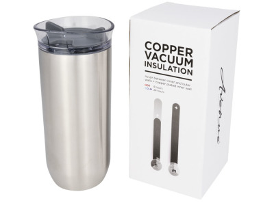 Twist 470 ml lekvrije koper vacuüm geïsoleerde beker met draaidop Twist 470 ml lekvrije koper vacuüm geïsoleerde beker met draaidop