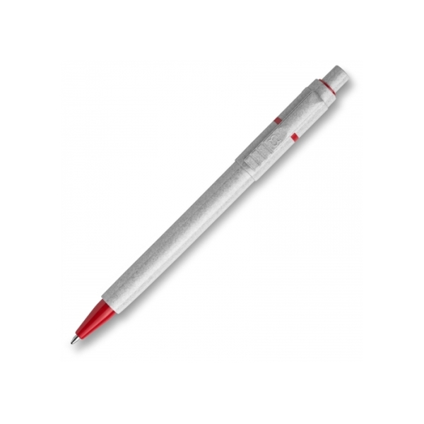 Ball pen Baron Stone hardcolour - Grey / Red