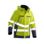 1383 Hi-vis lined jacket geel/navy xs